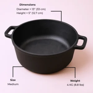 Dutch Oven Pot 5-Quarts withOut Lid
