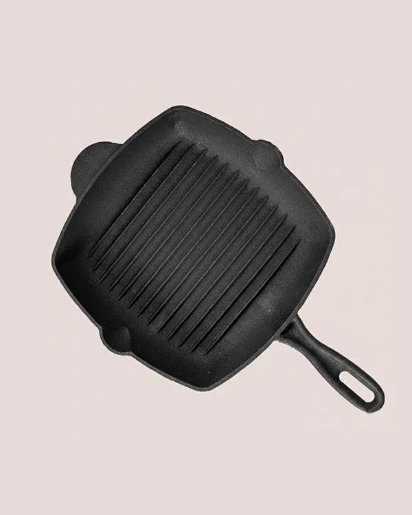 2.cast iron grill pan 10.25 inch