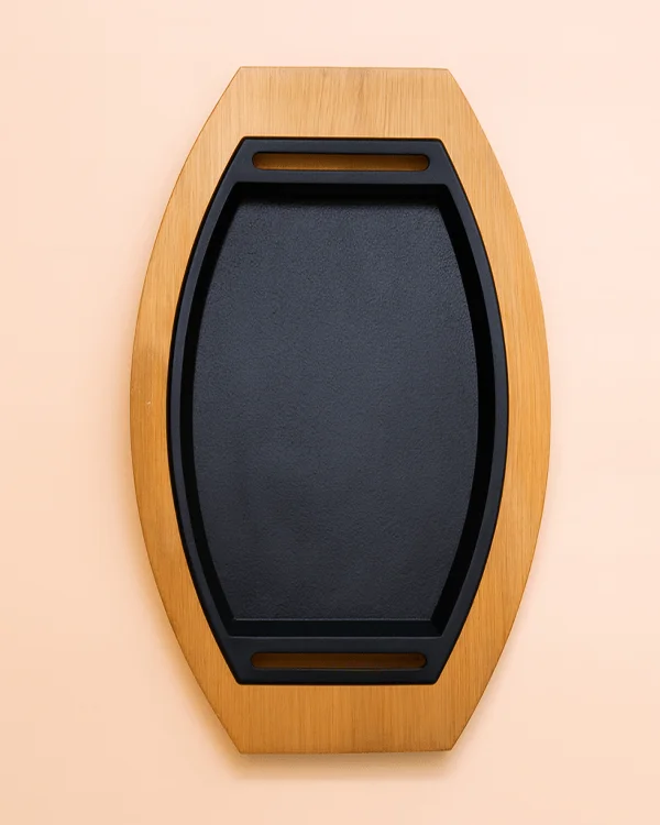 Cast Iron Sizzler 8.5 F-OV Wood-2