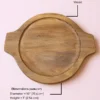 103. wooden base skillet 10