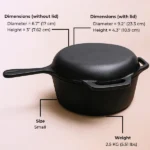 14. Dutch Oven 3.2 Quarts with Lid
