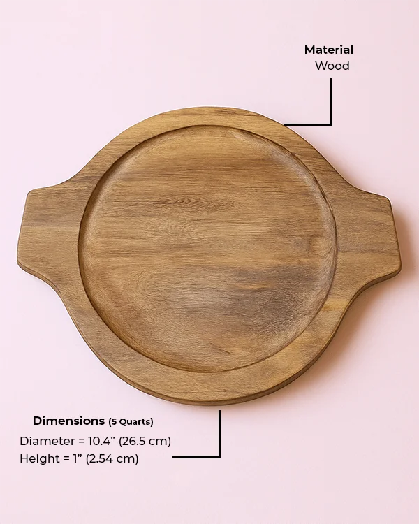89. wood base 5 quarts